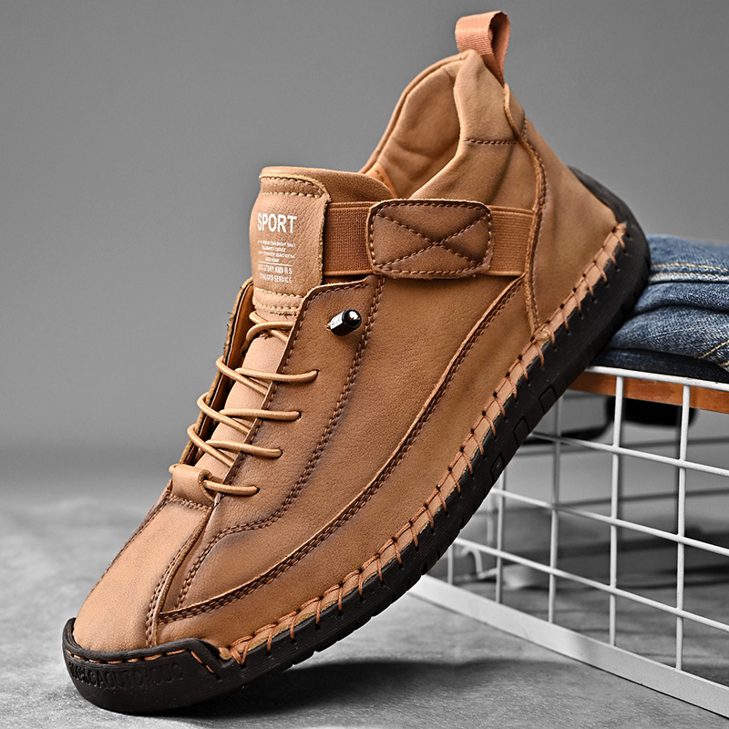 Men'S Shoes Size 42 In Us - Мужские кожаные туфли ручной работы, повседневные