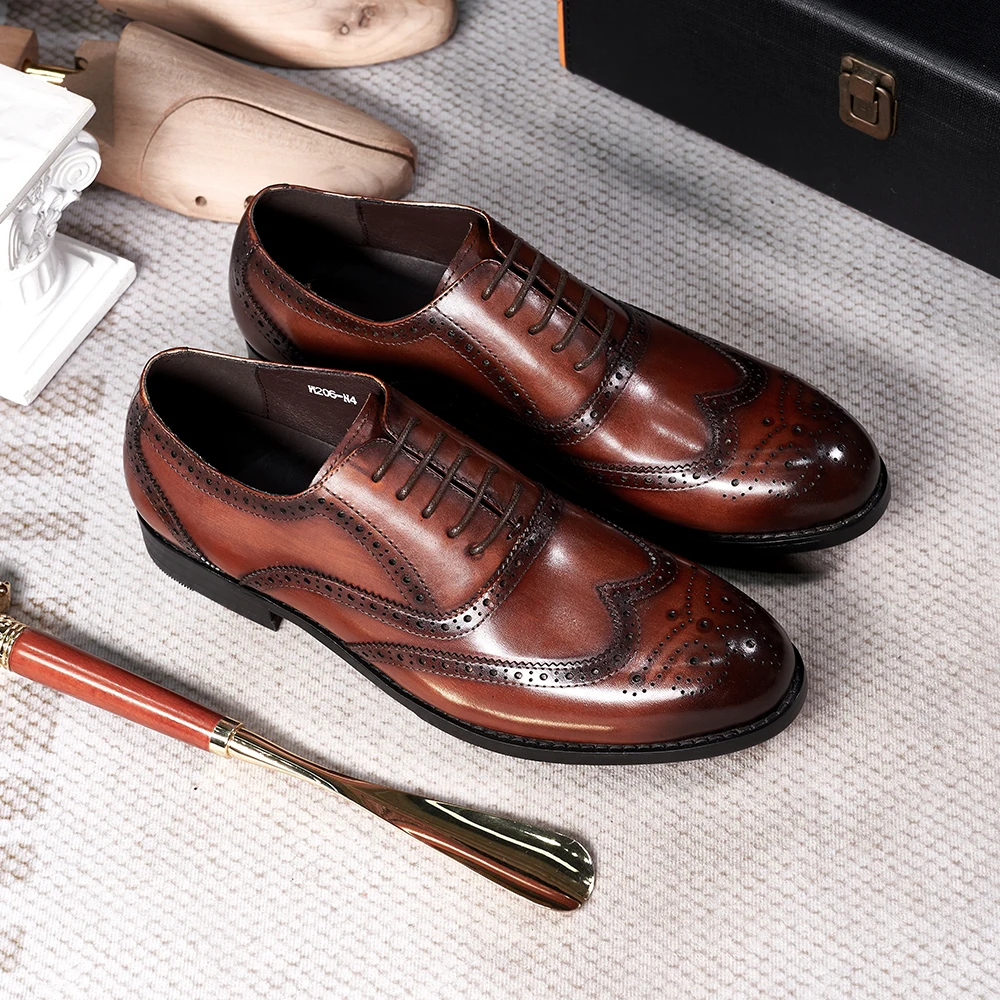 Monk Strap Shoe - Мужские оксфорды в стиле броги из
