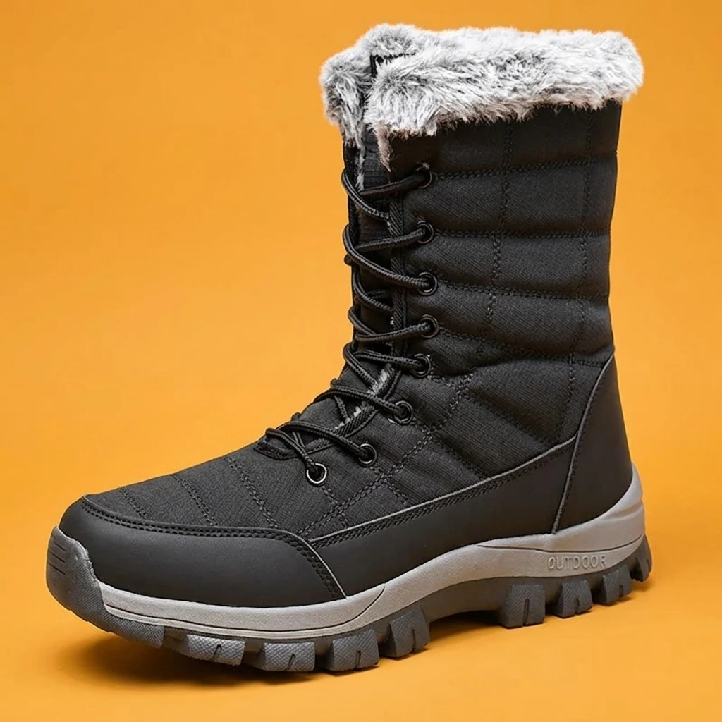Hiking Boot Waterproof - Мужские зимние сапоги для снега, водонепроницаемые,