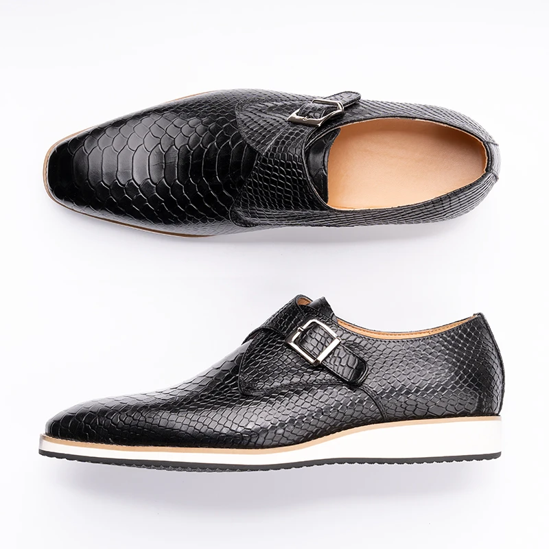 Monk Strap Shoe - Мужская повседневная обувь высокого качества, дышащая