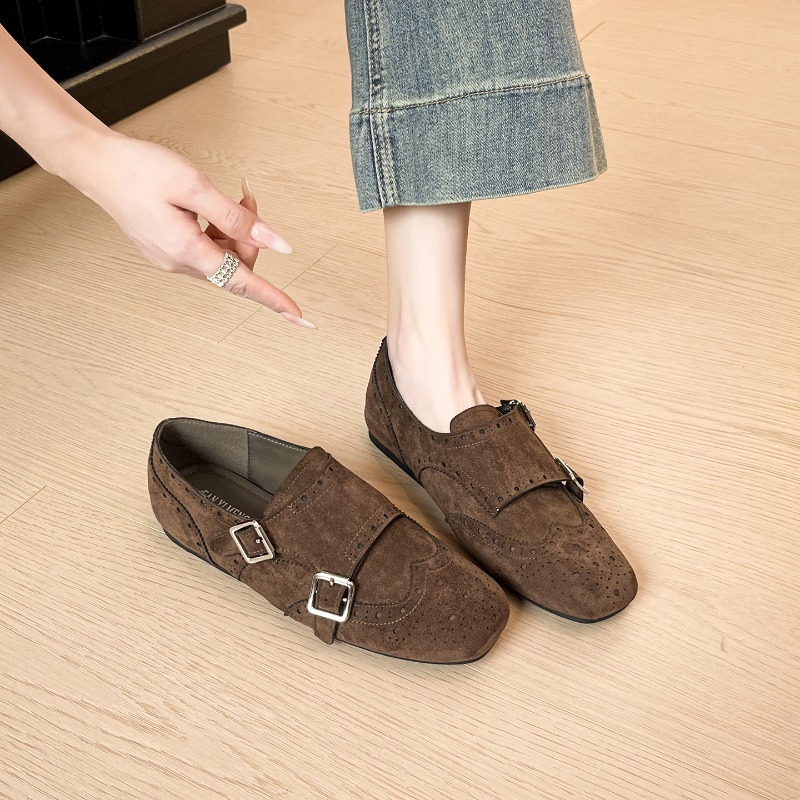 Monk Strap Shoe - Женские туфли в стиле ретро: Изысканные