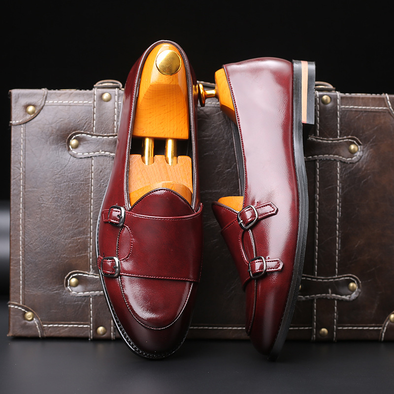 Monk Strap Shoe - Мужские модные лоферы, новые, ручной работы,