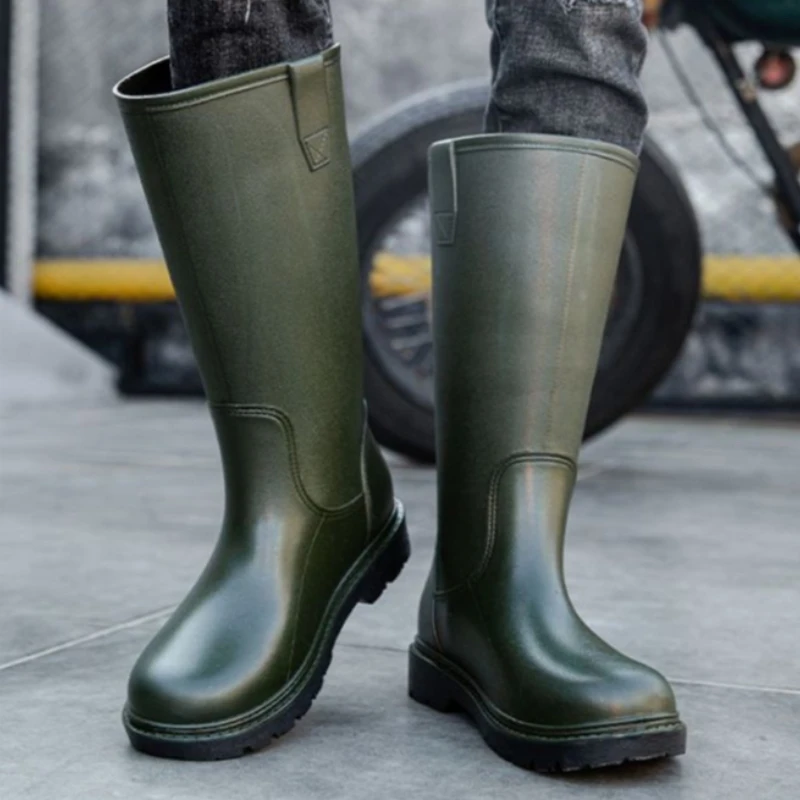 Men Shoes Offer - Резиновые сапоги для мужчин, нескользящая Мужская