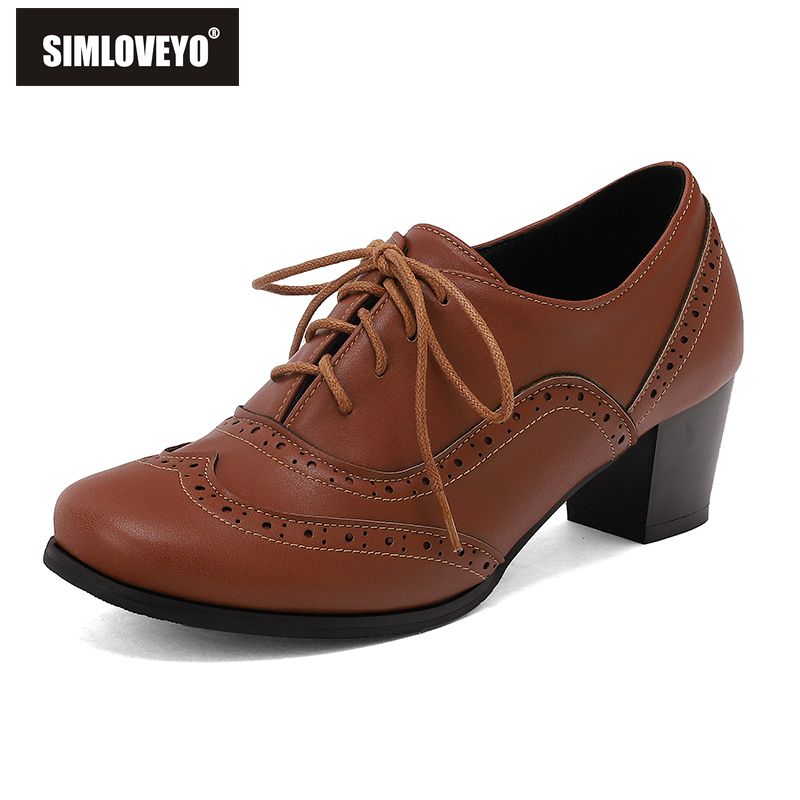 Men'S Shoes Size 42 In Us - SIMLOVEYO Новые коричневые женские туфли-лодочки с