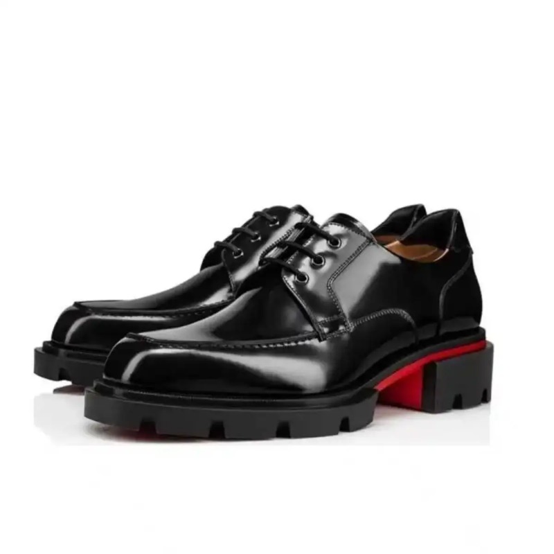 Men Shoes Red Bottom - Новые роскошные мужские туфли дерби с