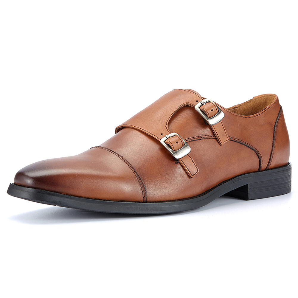 Мужские классические кожаные т – обзор и цена Monk Strap Shoe