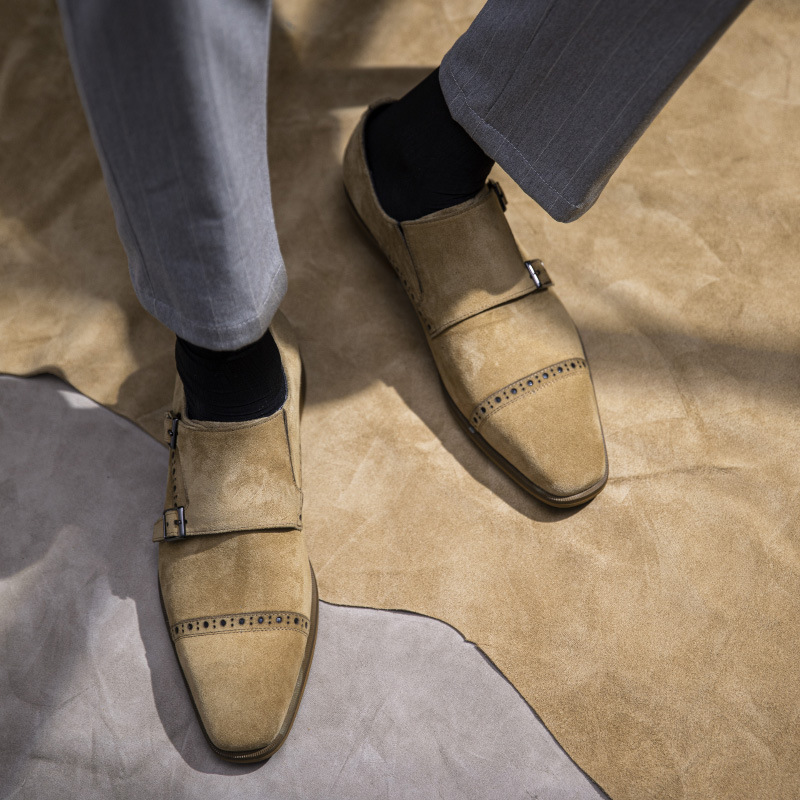Классические мужские туфли из  – обзор и цена Monk Strap Shoe