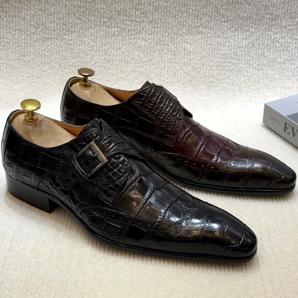 FELIX CHU мужские деловые лофе – обзор и цена Monk Strap Shoe