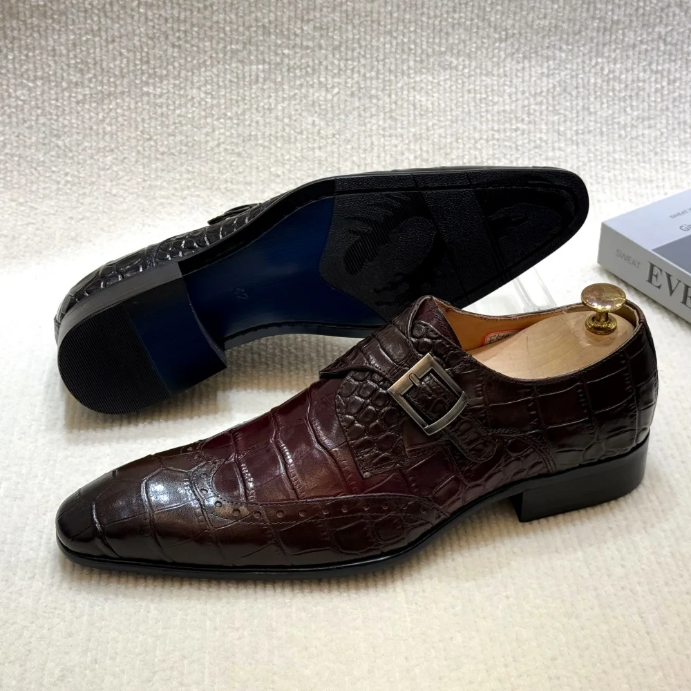 FELIX CHU мужские деловые лофе – обзор и цена Monk Strap Shoe