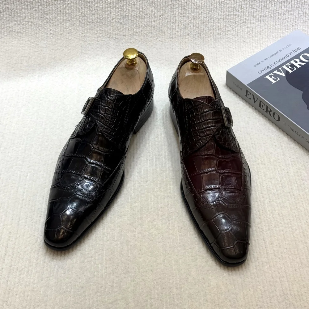 FELIX CHU мужские деловые лофе – обзор и цена Monk Strap Shoe