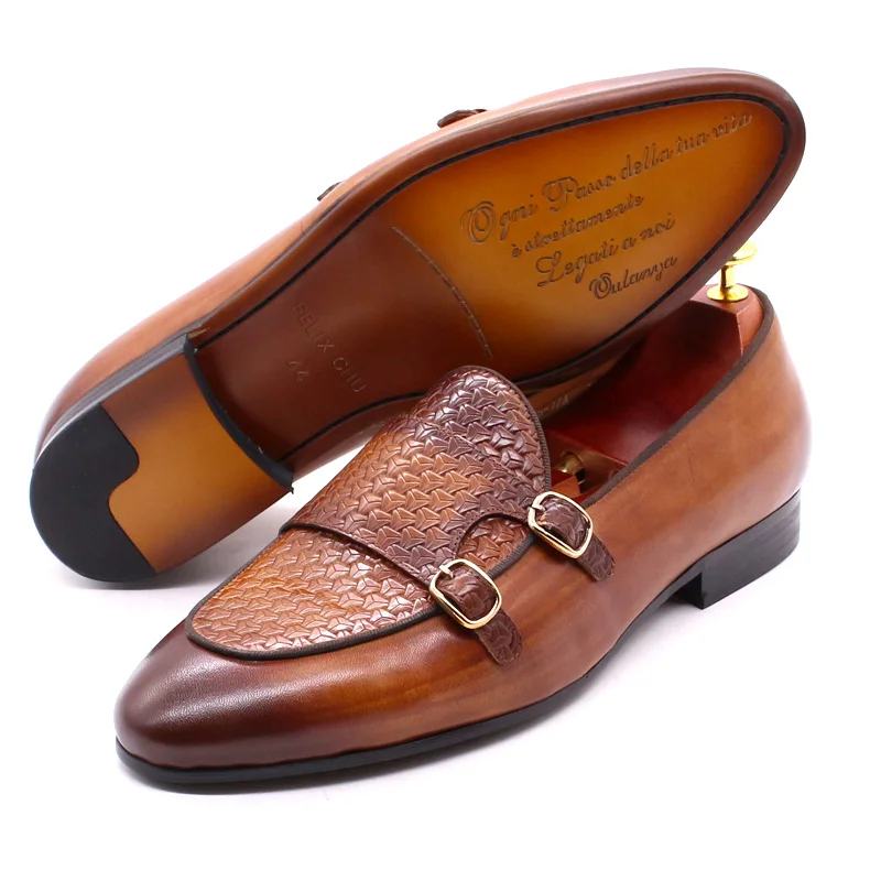 Мужские лоферы из натуральной  – обзор и цена Monk Strap Shoe