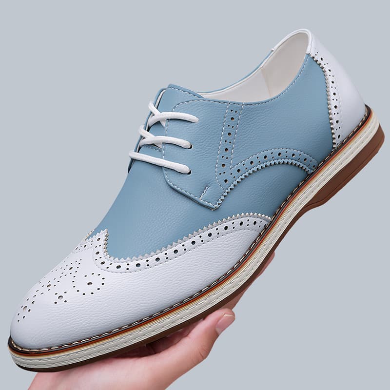 Мужские белые и синие двухцвет – обзор и цена Men Shoes Oxford