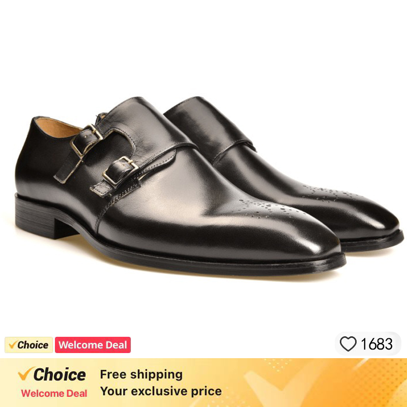Мужские деловые кожаные туфли- – обзор и цена Men Shoes Eu To Us Size