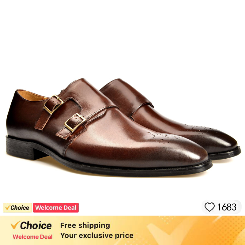 Мужские деловые кожаные туфли- – обзор и цена Men Shoes Eu To Us Size