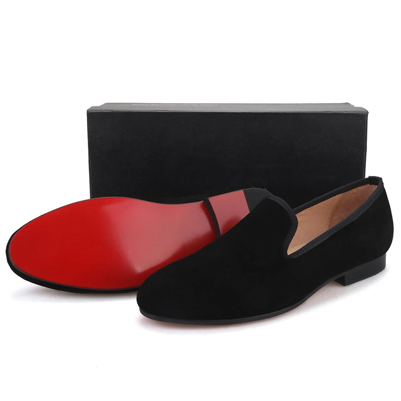 Мужские мокасины с красной под – обзор и цена Men Shoes Red Bottom