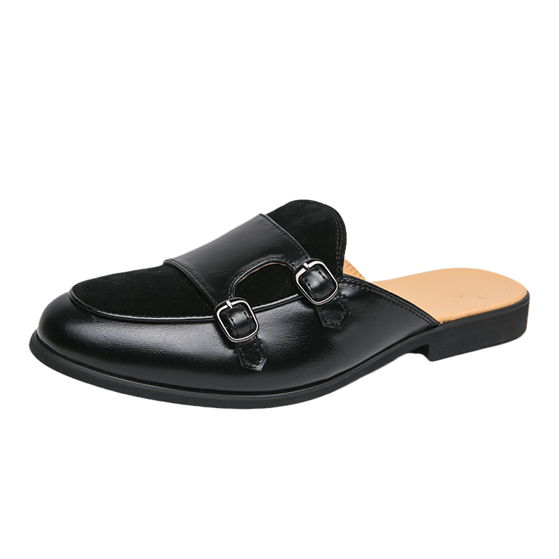 Модные черно-зеленые мюли с ре – обзор и цена Monk Strap Shoe