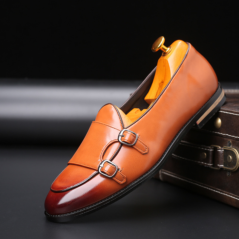 Мужские модные лоферы, новые,  – обзор и цена Monk Strap Shoe