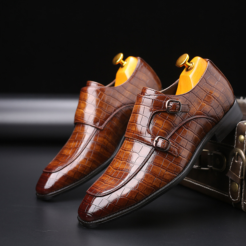 Мокасины мужские из лакированн – обзор и цена Monk Strap Shoe