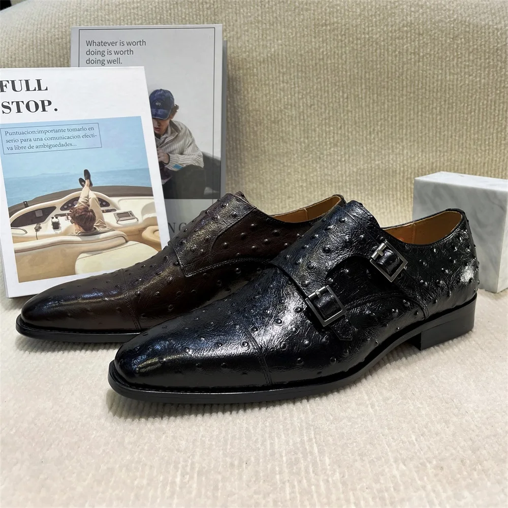 Мужские туфли монаха из натура – обзор и цена Monk Strap Shoe