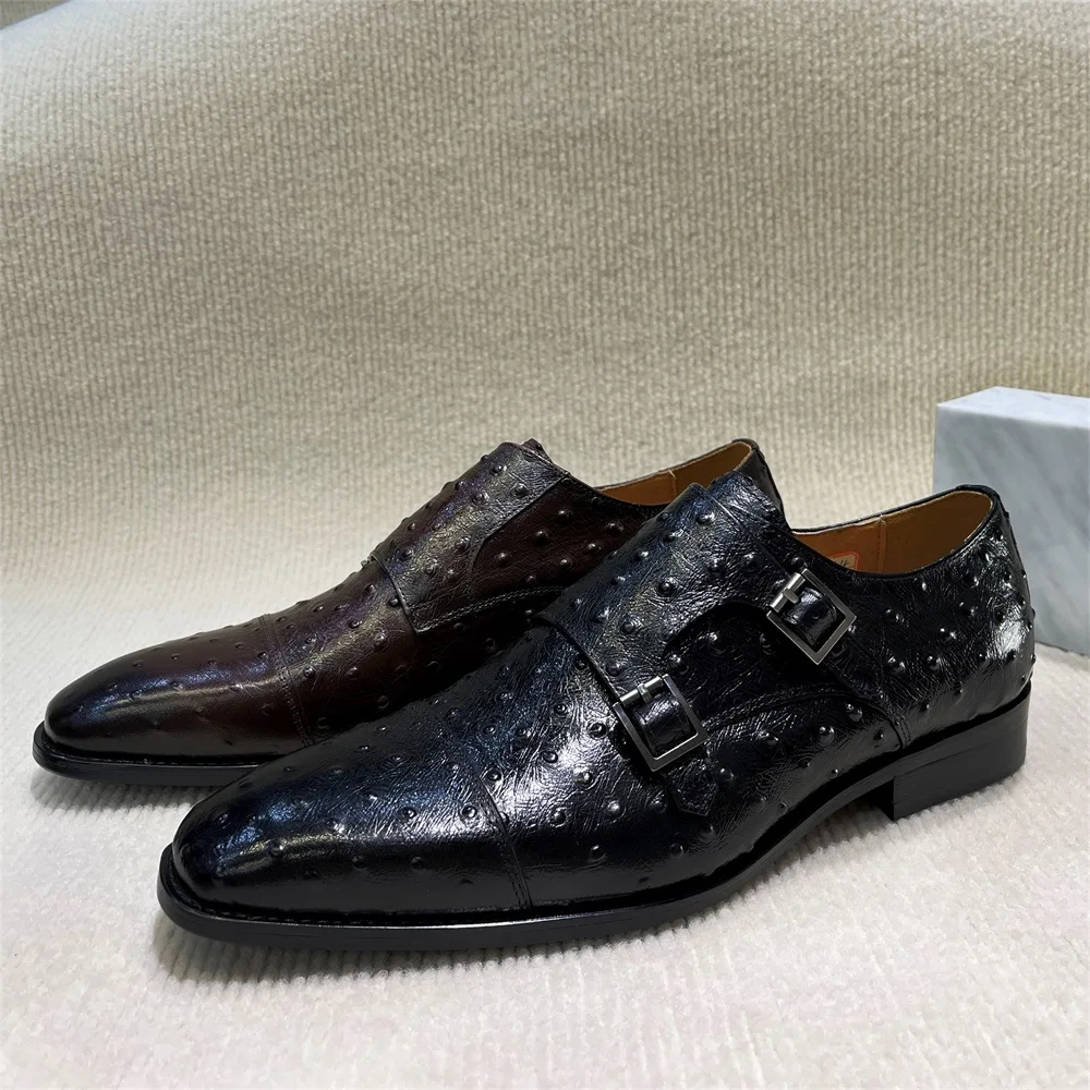 Мужские туфли монаха из натура – обзор и цена Monk Strap Shoe