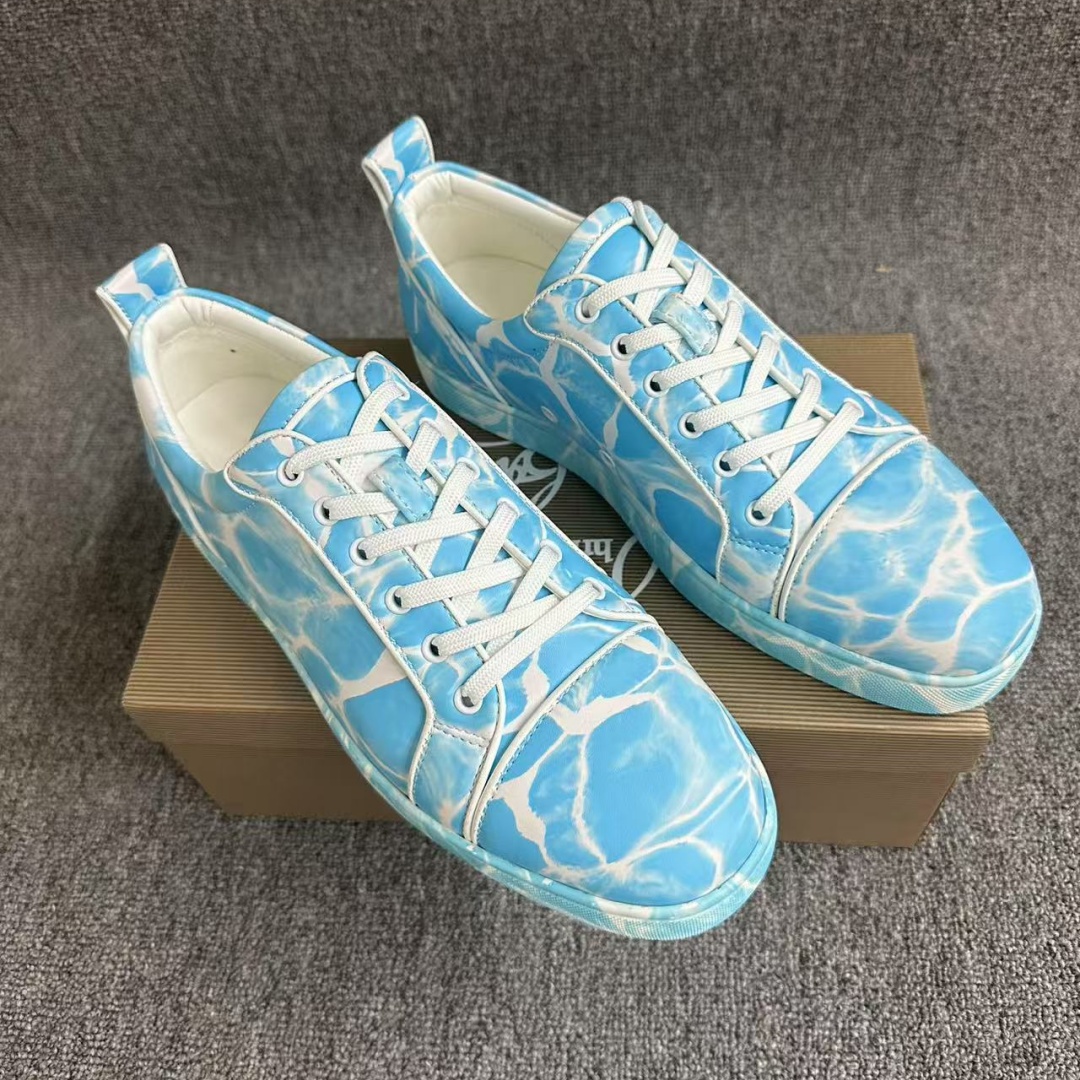 Кроссовки Blue Water Ripple дл – обзор и цена Men Shoes Red Bottom