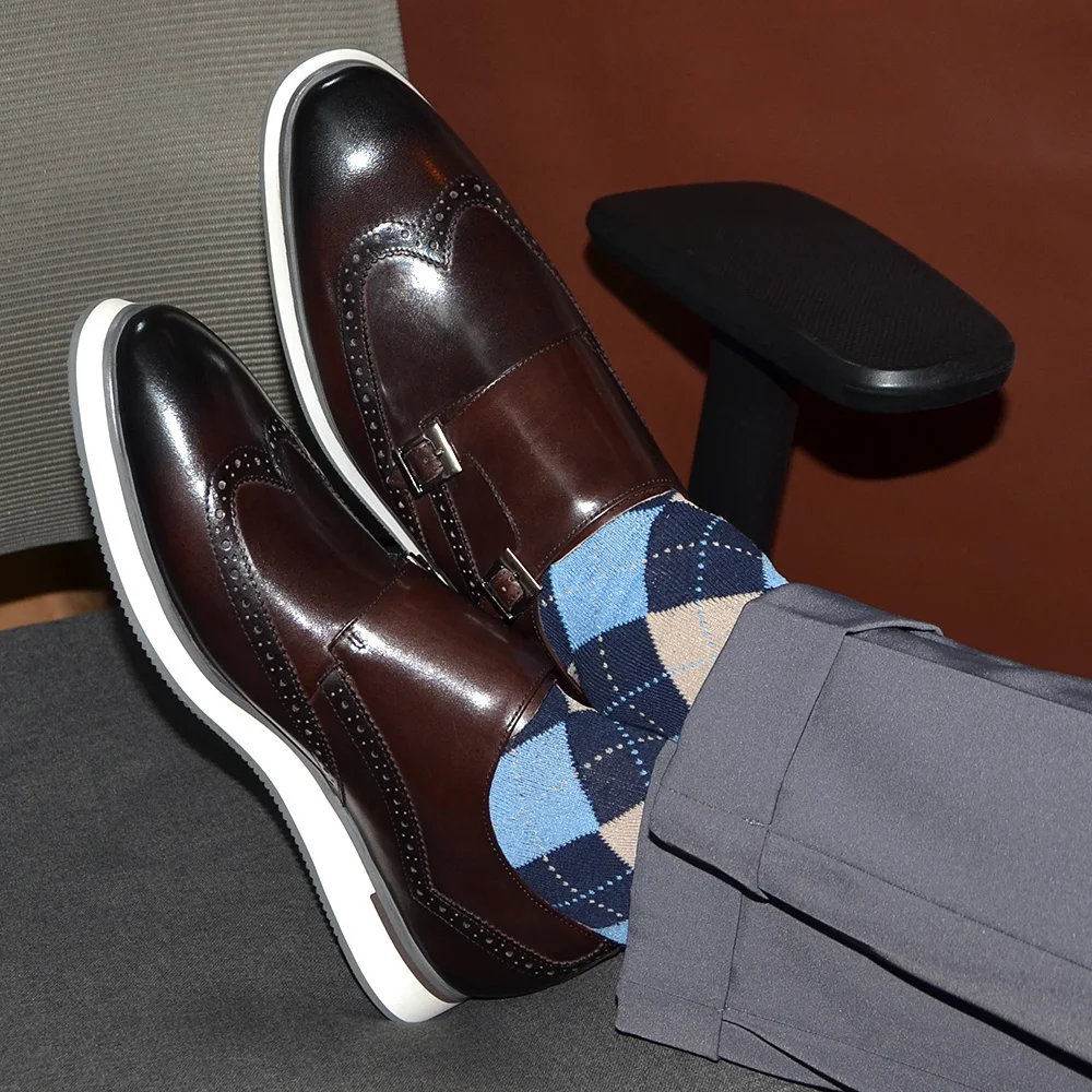Мужские повседневные деловые т – обзор и цена Monk Strap Shoe