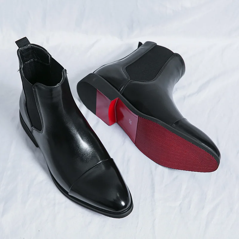 Мужские ботинки Деловые ботиль – обзор и цена Men Shoes Red Bottom
