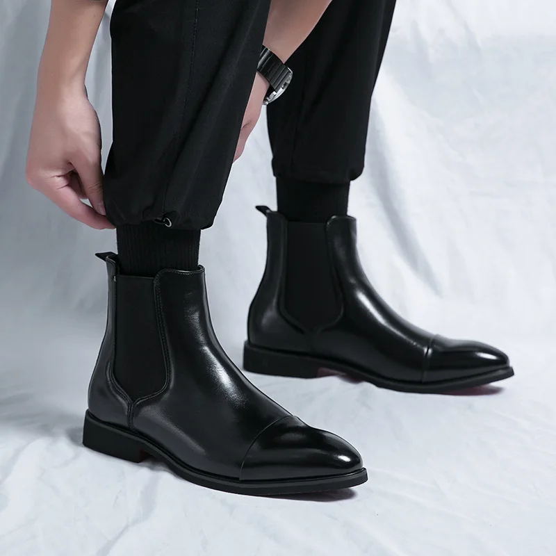 Мужские ботинки Деловые ботиль – обзор и цена Men Shoes Red Bottom