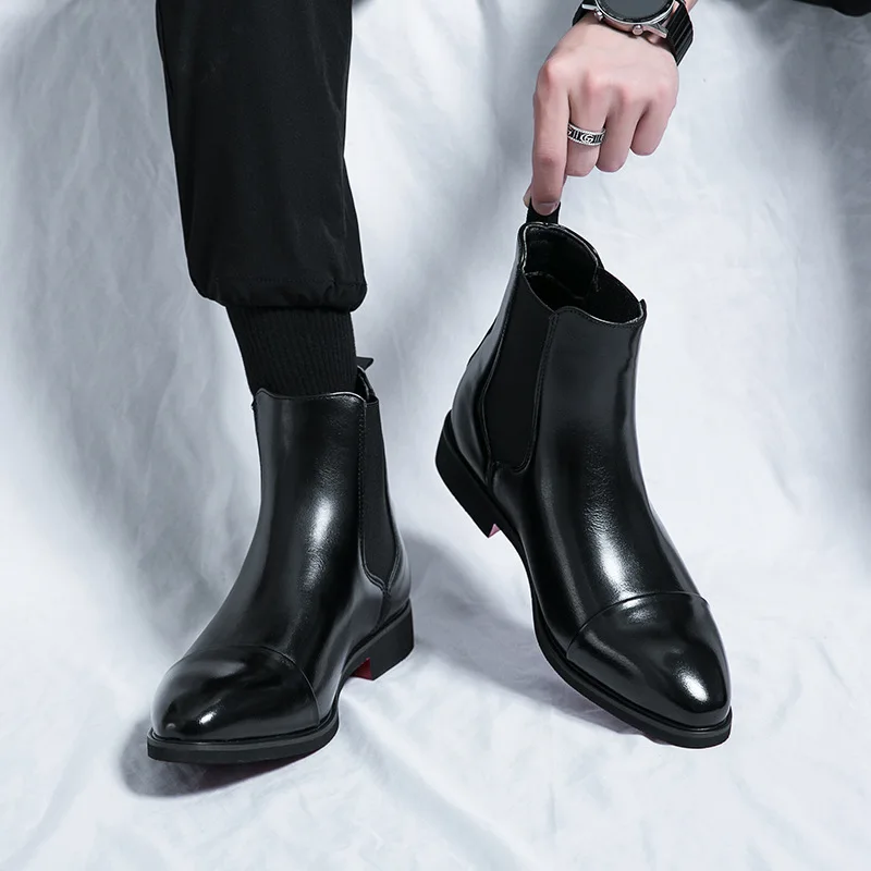 Мужские ботинки Деловые ботиль – обзор и цена Men Shoes Red Bottom