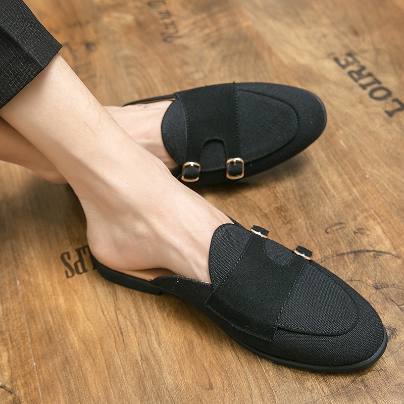 парусиновые туфли-мулы для муж – обзор и цена Monk Strap Shoe