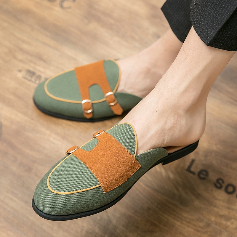 парусиновые туфли-мулы для муж – обзор и цена Monk Strap Shoe