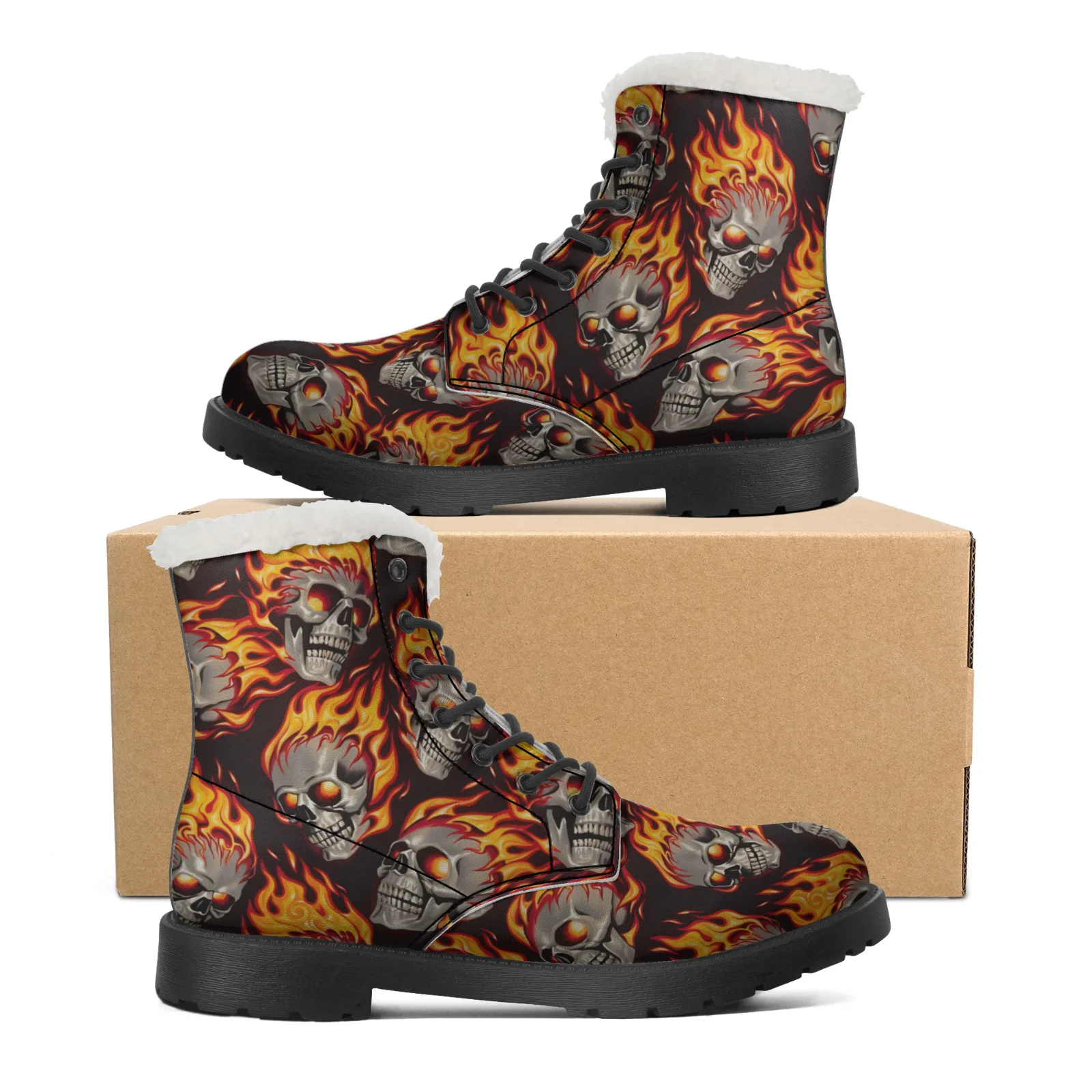 Сапоги для снега с узором «Огн – обзор и цена Men Shoes Eu To Us Size