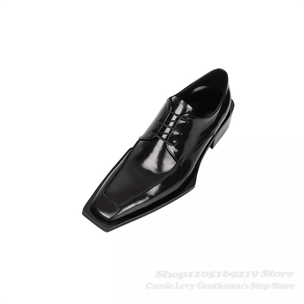 Черные мужские туфли дерби из  – обзор и цена Men Shoes Oxford