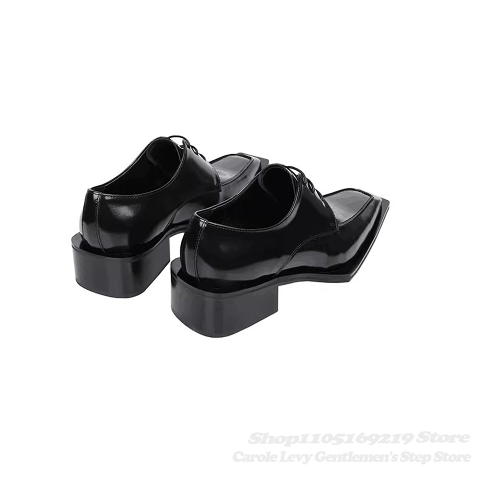 Черные мужские туфли дерби из  – обзор и цена Men Shoes Oxford